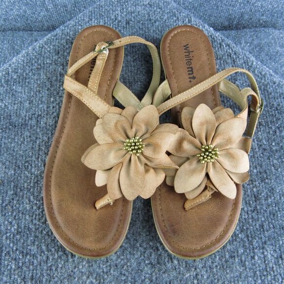 White Mountain‎ Women's Goofy Thong Brown Synthetic Size 7M Gently Used 2025 - Picture 3 of 10